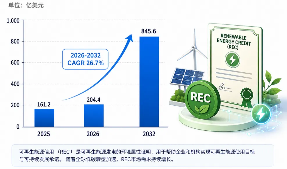 可再生能源信用市场报告:未来几年年复合增长率(CAGR)为26.7%