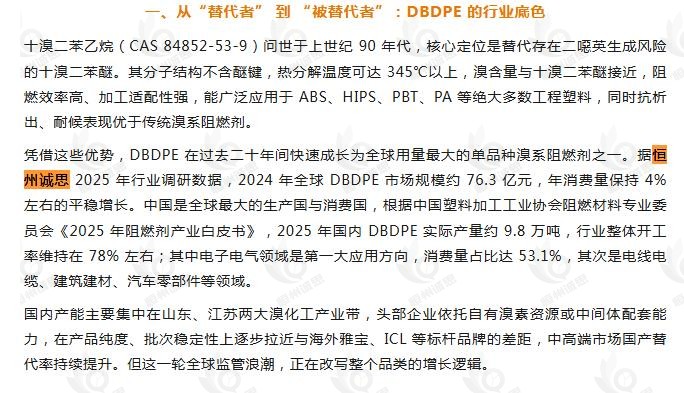 8月14日微信公众号：阻燃黑科所-无卤专研版引用了恒州诚思（YHResearch）发布的阻燃剂市场报告